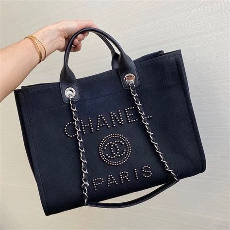 chanel tote canvas|Chanel canvas tote 2021.